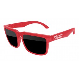 Custom Printed BPA Free Promotional Sunglasses w/1 color temple imprint