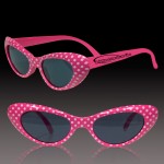 Promotional Pink Polka Dot Funky Children's Sunglasses