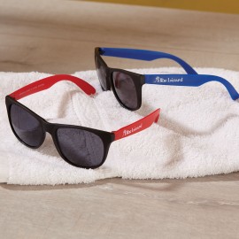 Rubberized Sunglasses Logo Branded