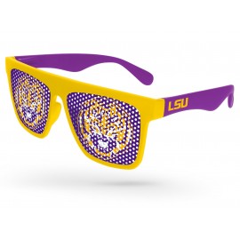 Custom Imprinted 2-Tone Laser Pinhole Sunglasses