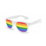 Custom Imprinted Pride Value Retro Pinhole Sunglasses