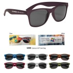 Matte Finish Malibu Sunglasses Custom Printed