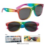Custom Printed Rainbow Malibu Sunglasses