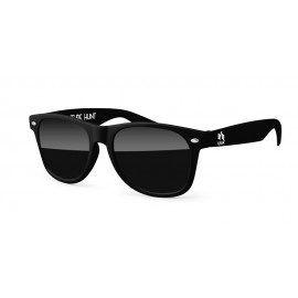 Custom Printed Soft touch matte Retro Sunglasses w/1-Color Temple Imprint
