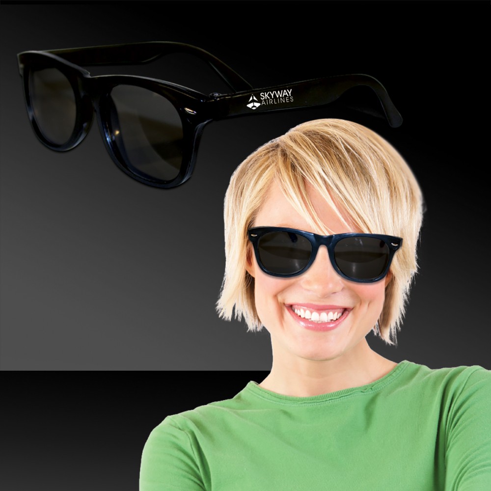 Black Sunglasses Custom Imprinted