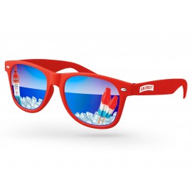 Retro Mirror Sunglasses Logo Branded