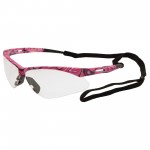 Custom Imprinted Ladies Pink Camo Safety Glasses w/Lanyard