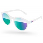 Logo Branded Vicky Mirror Sunglasses w/Full Color Temple Imprint