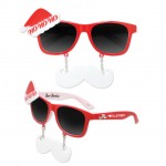 Logo Branded Santa Sun-Stache Sunglasses