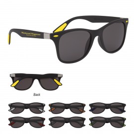 AWS Court Sunglasses Logo Branded