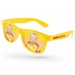 Value Retro Pinhole Sunglasses Custom Printed