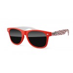 Promotional Retro Promotional Sunglasses w/Full Color Temple Imprint