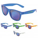 The Translucent Riviera Sunglasses (Direct Import- 8-10 Weeks Ocean) Logo Branded