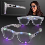 Promotional LED Flashing Cool Shade Multicolor Sunglasses