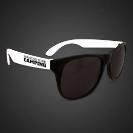 Promotional White Retro Sunglasses