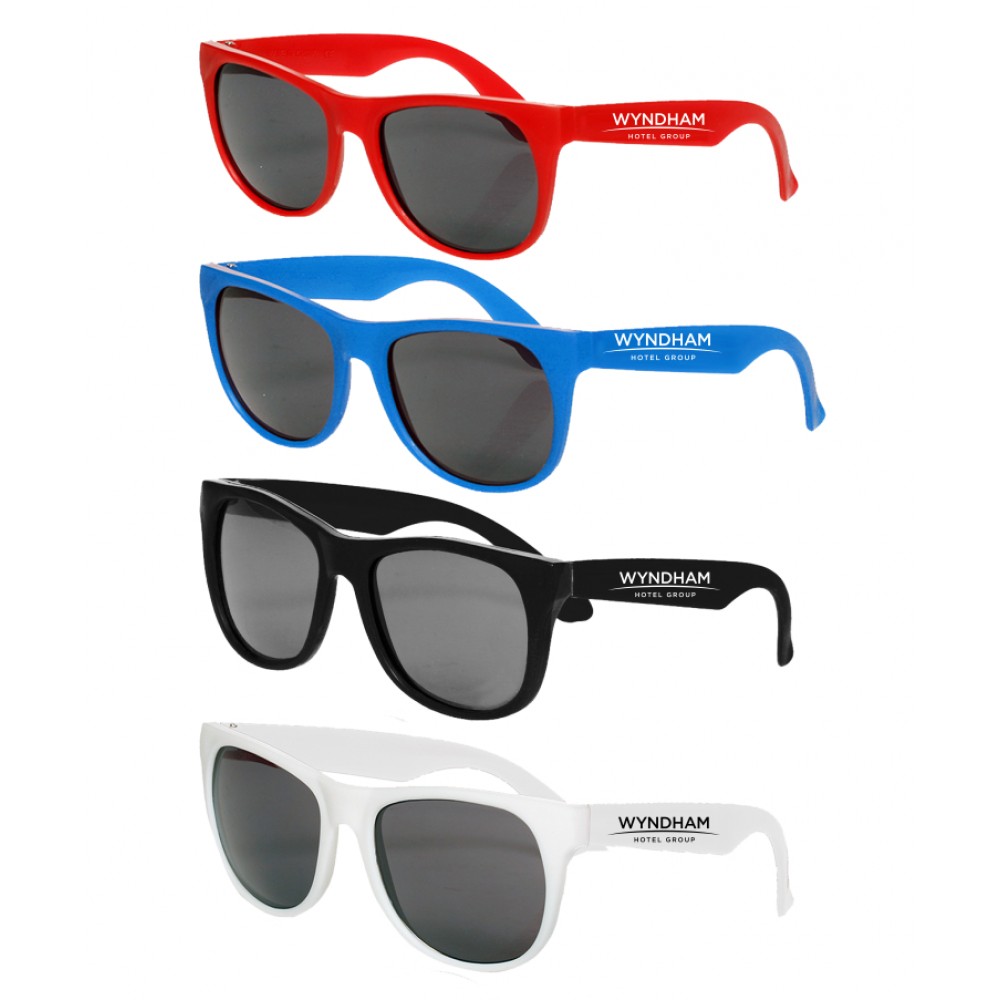 Custom Printed Vegas Two Tone Colored Sunglasses Custom Printed Vegas Two Tone Colored Sunglasses