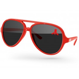 Logo Branded Aviator Sport Sunglasses