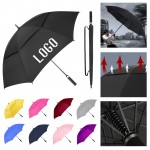 Logo Branded 34" Large Double-Layer Automatic Golf Umbrella