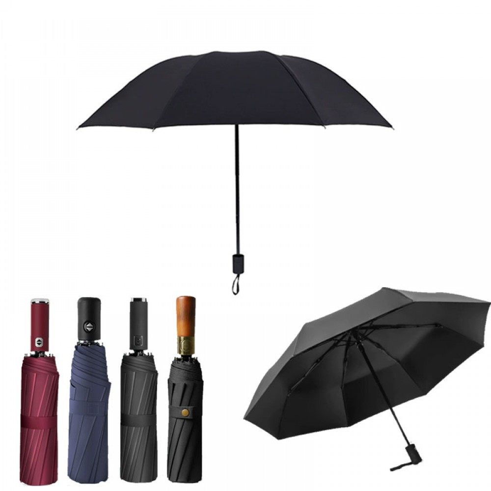 Storm Clouds Canopy Auto Open Folding Umbrella with Logo