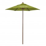 Customized 6' Ironwood Series Patio Umbrella with Printed Olefin Cover