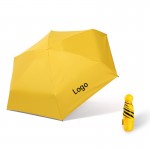 Portable Capsule Compact Umbrella with Logo