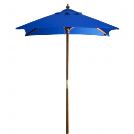 Promotional 7' Wooden Market Umbrella