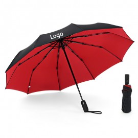Logo Branded Double Layer Reverse Automatic Sun/Rain Umbrella  Logo Branded Double Layer Reverse Automatic Sun/Rain Umbrella
