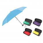 Logo Branded,Ptomotional Mini Folding Travel Umbrella W/Case