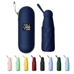 Logo Branded Mini Folding Umbrella Windproof