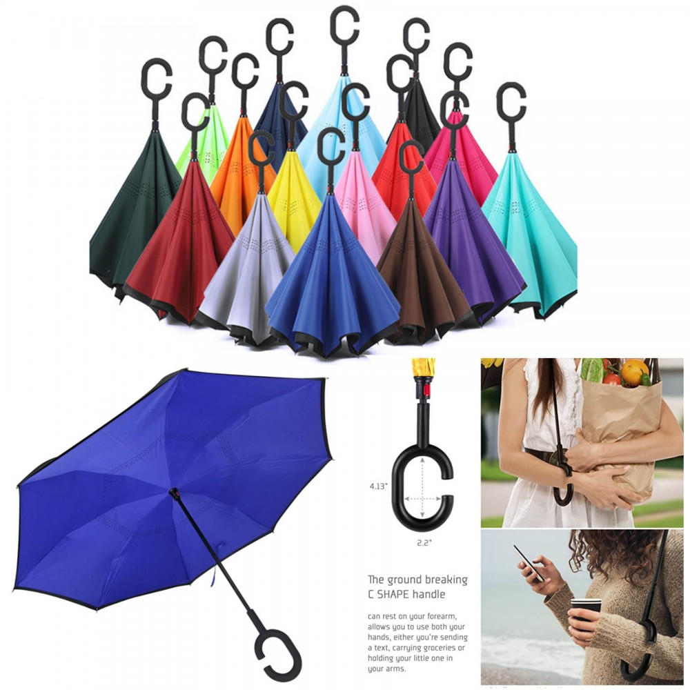 Custom Printed Double Reverse Umbrella Custom Printed Double Reverse Umbrella