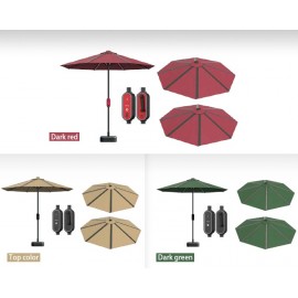 2.8M Solar Power Umbrella with Logo  2.8M Solar Power Umbrella with Logo