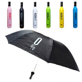 Customized Wine Bottle Umbrella