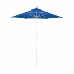 Custom 6' Summit Series Patio Umbrella with Printed Polyester Cover