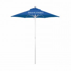 Custom 6' Summit Series Patio Umbrella with Printed Polyester Cover