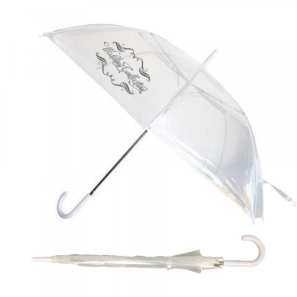 Logo Branded,Ptomotional Eco Friendly Clear Umbrella (46" Arc) Logo Branded,Ptomotional Eco Friendly Clear Umbrella (46" Arc)
