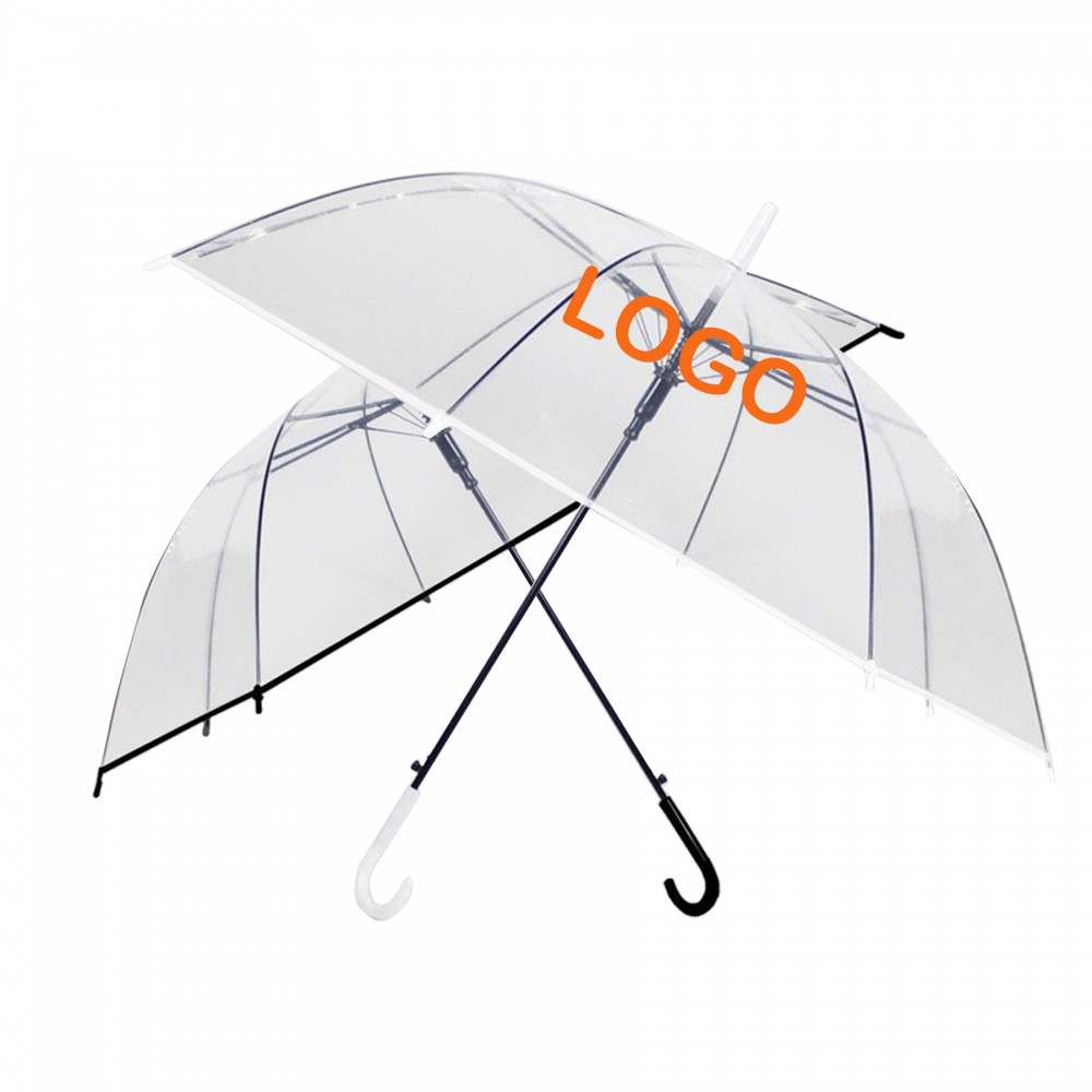 Promotional Clear Advertising Umbrella Long Handle