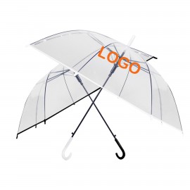Promotional Clear Advertising Umbrella Long Handle