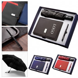 Custom Umbrella Notebook Pen Creative Gift Set
