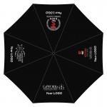 72 Fully Automatic Buckle Umbrellas, Portable, Enlarged, Thickened, Reinforced Men's Hooks, with Logo