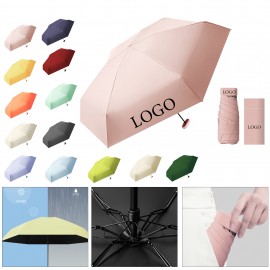 Folding UV Protection Pocket Umbrella with Logo