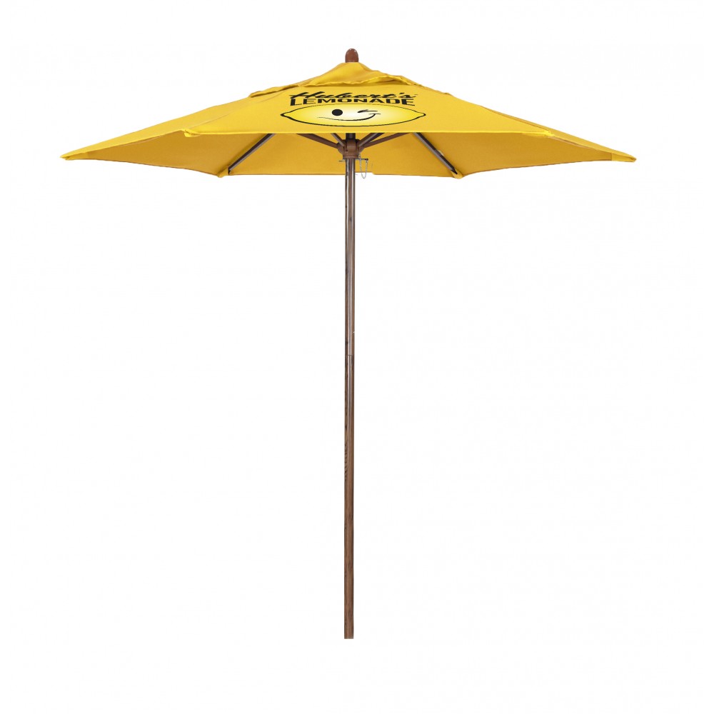 Personalized 7.5' Ironwood Series Patio Umbrella with Printed Olefin Cover