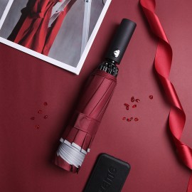 Folding Reverse Umbrella with Logo