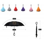 48" Two-Tone Reverse Umbrella with Logo