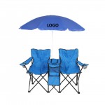Customized Double Beach Chair w/Umbrella