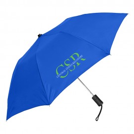 The Enviro Spectrum Eco-Friendly Auto-Open Folding Umbrella - Recycled Materials with Logo