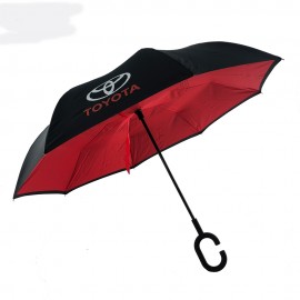 Logo Branded Manual Open Inverted Umbrella  Logo Branded Manual Open Inverted Umbrella