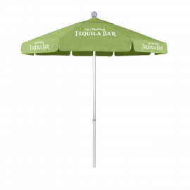 Logo Branded 7.5' Summit Series Patio Umbrella with Printed Polyester Cover with Valances