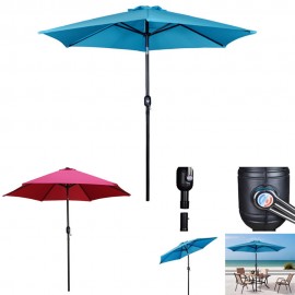 Logo Branded 83" Adjustable Beach Umbrella