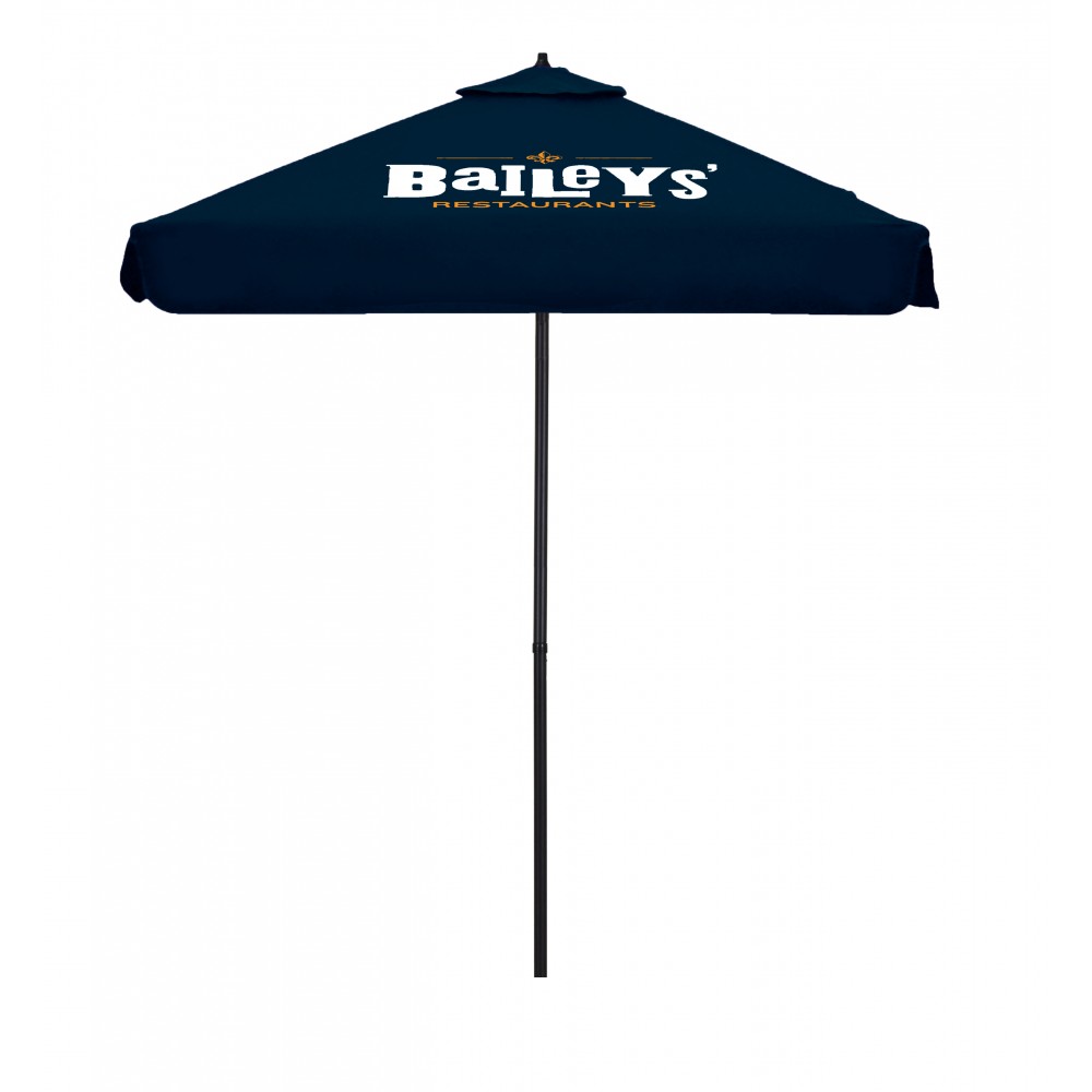 8' Shadetek Series Square Patio Umbrella with Printed Olefin Cover with Valances with Logo 8' Shadetek Series Square Patio Umbrella with Printed Olefin Cover with Valances with Logo