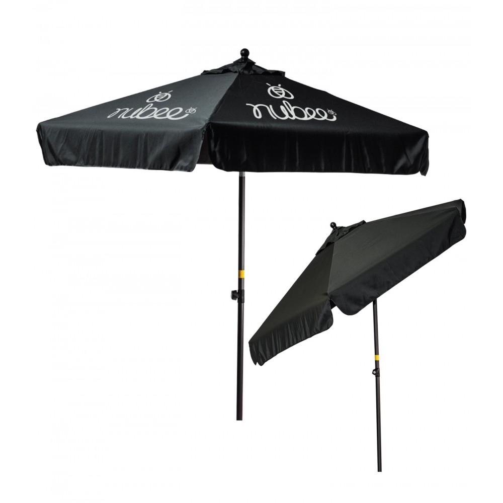 Custom 7' Steel Market Umbrella with Valence